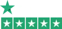 Epoxy Flooring Auckland Trustpilot 5-star rating logo on black background showing trusted customer feedback.