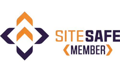 Epoxy Flooring Auckland SiteSafe member badge showcasing dedication to safe and reliable flooring practices.
